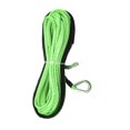 thumbnail image 3 of DYNWAVECA Synthetic Winch Rope Car Towing Strap Portable 15M 8350lbs Sturdy Recovery Rope Winch Cable for SUV ATV Vehicles Car UTV Green, 3 of 9