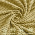 thumbnail image 3 of CHOK 2024 1-Piece Checks Stretch Sofa Cover Slipcover Couch Cover  Chair  Light Gray, 3 of 6