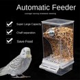 thumbnail image 4 of No Mess Bird Feeders Automatic Parrot Feeder Drinker Food Container Pet Supply, 4 of 8