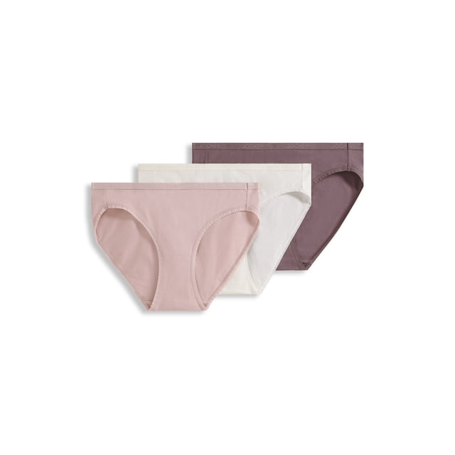 Jockey Bikini à Logo Extensible en Coton Biologique pour Femmes - Lot de 3