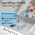 thumbnail image 3 of SCENTORINI Fresh Linen Reed Diffuser Refill 200ml/6.8 fl oz, Natural Essential Scented Oil, Best for Aromatherapy, SPA and Home, 3 of 6