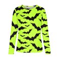 thumbnail image 3 of Liquidation à 50 % Chandail Surdimensionné pour Femmes 2023 Imprimé d'Halloween Classique Col Rond Manches Longues Chandail Ample Hauts, 3 of 4