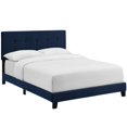 thumbnail image 3 of Modway Amira Full Performance Velvet Bed in Midnight Blue, 3 of 8