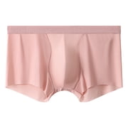 FhsagQ Underwear Underwear for Men Pack Cotton Long Super Fit Men's Underwear Ice Silk Flat Corner Underwear Thin Breathable Quadrangle Pants With Heading Mens Underwear Trunks Cotton with Fly M