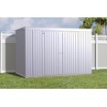 thumbnail image 1 of Arrow Elite Steel Storage Shed, 10x4, Galvalume, 1 of 8
