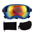 thumbnail image 2 of Pet Goggles, Adjustable Strap Breathable Windproof Pet Glasses Strong Buckle Structure with Storage Bag for Outdoor Pink Frame Red Lens,Orange Frame Red Lens,OD Green Frame Red, 2 of 7