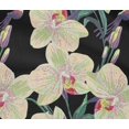 thumbnail image 4 of oneOone Cotton Flex Fabric Leaves & Orchids Floral Print Fabric BTY 40 Inches Wide, 4 of 4