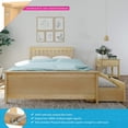 thumbnail image 2 of BEDSMART Solid Wood Full Size Bed With Storage | Natural, 2 of 7