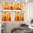 thumbnail image 3 of Autumn Maple Leaves Kitchen Curtain and Valances Set 3 Piece Valances Curtain for Window Bathroom Decoration Valances Living Room Window Treatment Drapes, 3 of 5