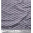 thumbnail image 1 of Soimoi Gray Cotton Poplin Fabric Geometrical Star Geometric Printed Fabric 1 Yard 42 Inch Wide, 1 of 5