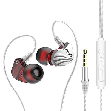 EGNMCR Écouteurs Intra-Auriculaires Technologie Hi-Fi Basses Écouteurs Moniteur Écouteurs en Métal Sport Casque à Réduction de Bruit Écouteurs Intra-Auriculaires