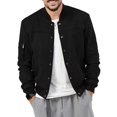 thumbnail image 2 of XZNGL Pullover Sweater Stand Collar Elastic Solid Color Half Sweater for Men Stand-Up Collar Sweater, 2 of 6