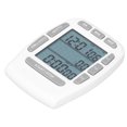 thumbnail image 1 of Compte à Rebours, Minuterie Carrée 3 Lignes Affichage Universel LCD Blanc Multi Fonction pour Réfrigérateur pour Cuisine, 1 of 8