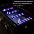 thumbnail image 3 of KingChii 4-Burner 32" Propane Griddle Outdoor Flat Top Gas Grill Griddle with Hard Cover for Camping, Tailgating, BBQ, Parties, Backyard & Patio, 3 of 11