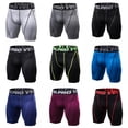thumbnail image 2 of Shorts de Compression pour Hommes en Spandex Course Entraînement sous-Vêtements Athlétiques, 2 of 3
