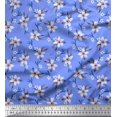 thumbnail image 1 of Soimoi Brown polyester Crepe Fabric Diamond Geometric Print Fabric by the Yard 52 Inch Wide, 1 of 3