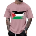 thumbnail image 1 of T-Shirts à Col Rond pour Hommes Séchage Rapide Imprimé Polyester, Coupe 3D Col Rond Haut Athlétique pour Gym, Course, Cyclisme & Décontracté, 1 of 5