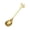 GD, variante sur Chmadoxn Gadgets de Cuisine, Accessoires de Cuisine, Ustensiles de Cuisine, Outil de Cuisine Cuillère Feuille en Acier Inoxydable Doré Manche Long Cuillère à Mélanger Cuillère à Café Dessert Couverts en Acier Inoxydable