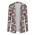 thumbnail image 4 of Pisexur Veste pour Femmes Cardigans Ouverts Trench-Coats Vestes d'Automne Mode Imprimée Cardigan à Manches Longues, 4 of 5