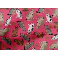 thumbnail image 4 of oneOone Coton Cambric Magenta Tissu Matière de Robe Chat Tissu Imprimé Tissu au Mètre 56 Pouces Wide-R4Q, 4 of 4