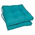 thumbnail image 3 of 16-inch Solid Twill Square Tufted Chair Cushions (Set of 2), 3 of 4