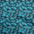 thumbnail image 1 of oneOone Georgette Viscose Blue Fabric Abstracts Sewing Craft Projects Fabric Prints By Yard 42 Inch Wide, 1 of 4