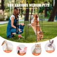 thumbnail image 3 of Dog Playpen 8 Panels Foldable Metal Dog Exercise Pen with Bottom Pad 30"H, 3 of 9