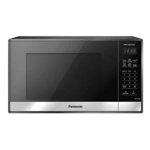 OPEN BOX- 19" Panasonic 0.9 Cu. Ft. Micro-ondes en acier inoxydable noir - NNSG458S
