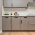 thumbnail image 5 of Ravinte 30 Pack | 5 Inch Cabinet Pulls Matte Black Stainless Steel Kitchen Drawer Pulls Cabinet Handles 5 InchLength, 3 Inch Hole Center, 5 of 5