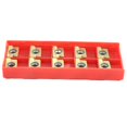 thumbnail image 4 of Milling Inserts, Abrasion Resistance  Durability 10Pcs Cemented Carbide Milling Inserts Easy Use  for Man for Repair Tool, 4 of 8