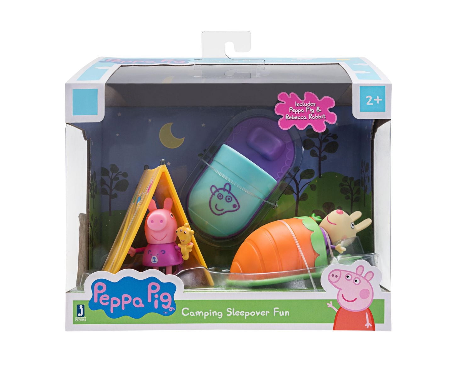 Peppa Pig Camping Sleepover Playtimes Playset