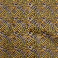 thumbnail image 1 of oneOone Cotton Poplin Mustard Yellow Fabric Abstract Craft Projects Decor Fabric Printed By The Yard 56 Inch Wide, 1 of 4