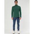 thumbnail image 3 of INSPIRE CHIC Men's Pullover Turtle Neck Long Sleeves Stretchy Slim Fit Tops, 3 of 7