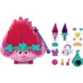 thumbnail image 1 of Polly Pocket & DreamWorks Trolls Compact Playset with Poppy & Branch Dolls & 13 Accessories, 1 of 6