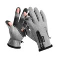 thumbnail image 3 of Gants à Écran Tactile, Gants Chauds d'Hiver, Gants de Conduite pour Temps Froid, Gants de Sport Coupe-Vent Antidérapants pour Cyclisme Course Ski Randonnée, 3 of 9