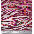 thumbnail image 3 of Soimoi Satin Silk Fabric Geometric Check,Lily & Panel Print Fabric by The Yard 42 Inch Wide, 3 of 3