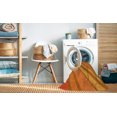 thumbnail image 2 of Ahgly Company Tapis Rond Lavable en Machine Intérieur Transitionnel Orange Rouge Orange, 4 Pieds Rond, 2 of 7