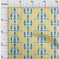thumbnail image 1 of oneOone Tissu Georgette Viscose Rayé/diamond & Triangle Imprimé Géométrique 1 Yard 42 Pouces de Large, 1 of 4
