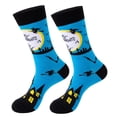 thumbnail image 4 of FhsagQ Socks Womens Socks Robe Socks for Women Girls Bats Print Colorful Pattern Novelty Cute Womens Socks Robe Socks for Women Role Play Purple One Size, 4 of 7