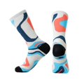 thumbnail image 1 of jinwen Colorful Patterned Crew Socks Novelty Casual Fashionable Dress Socks for Cycling Pattern 1 M-L, 1 of 8