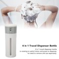 thumbnail image 4 of 4 en 1 Distributeur de Voyage, Réutilisable Voyage Shampooing Distributeur Fuite Preuve Gris Portable pour les Articles de Toilette, 4 of 8
