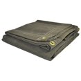 thumbnail image 1 of Olive Canvas Tarp, 8 x 10 ft., 1 of 1