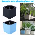 thumbnail image 2 of CAROOTU Pot de Fleurs Irrigation Automatique par Absorption d'Eau avec Récipient d'Eau pour Plantes Vertes Succulentes, 2 of 6