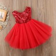 thumbnail image 5 of Enfants Mignons Bébé Fleur Filles Parti Paillettes Robe Robe Demoiselle d'Honneur Robes Robe d'Anniversaire, 5 of 5