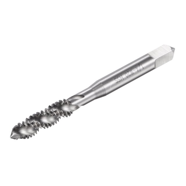 Unique Bargains 1/4-20 BSW High Speed Steel Machine 3 Spiral Flutes Thread Tap Uncoated