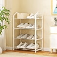 thumbnail image 4 of EGNMCR Shoe Rack,Shoe Rack for Closet, Shoe Rack Organizer Shoe Rack Shoe Rack Storage Organizer With 4 Tiers Metal Shelves For Bedroom Closet Entry Dorm Room Shoe Rack, 4 of 7