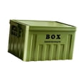 thumbnail image 2 of GROWTH TANK Bac de Rangement avec Couvercle Boîte de Rangement Robuste avec Couvercle pour Épicerie Outils Vêtements Vert, 2 of 9