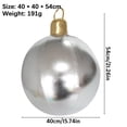 thumbnail image 3 of REZUOFI 3 Pcs Outdoor Christmas Inflatable Ball, Festive Patio Decor, Weather-Resistant, Quick Setup, Holiday Yard & Garden Party Decoration 40cm, 3 of 9