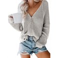 thumbnail image 3 of Femmes Cardigan à Capuche Pull Zip Cardigan à Capuche Pull Zip Ample Top Femmes Cardigan à Capuche Femmes Casual Top Femmes Cardigan à Capuche Pull Ample Casual Peau Douce, 3 of 6