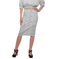 thumbnail image 1 of Moomaya Jupe Imprimée Longueur Genou pour Femmes Grande Taille Jupe en Poly Spandex, 1 of 6
